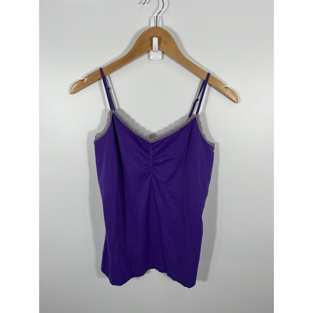 Victorias Secret Y2K Coquette Princess Tank Top XL‎ Purple Lace Spaghetti
